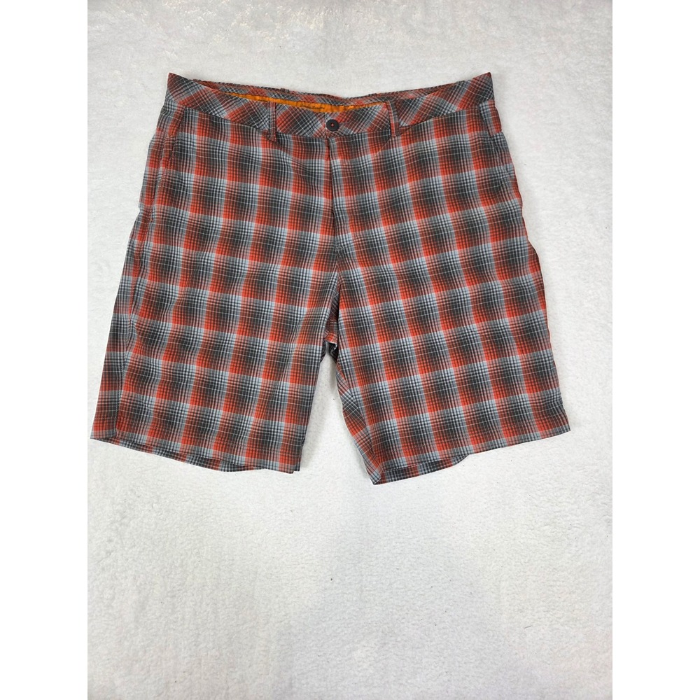 Tommy Bahama Paradise Tech Mens 38 Plaid Shorts Performance Preppy Golf Casual